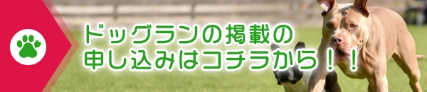 ドッグラン掲載のお申込み